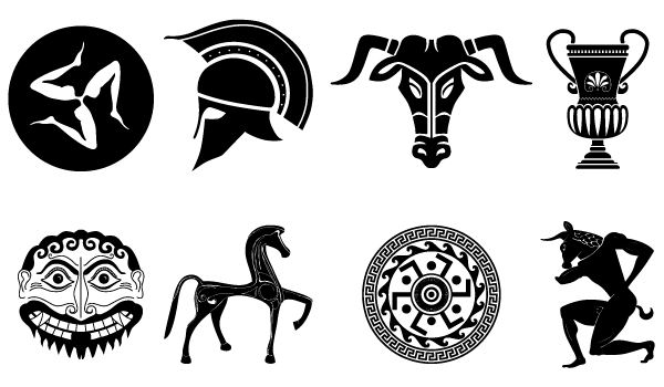 Old Ancient Greek Designs Vector Pack Old Ancient Greek Designs Vector Pack