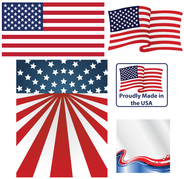 Vector American Flag