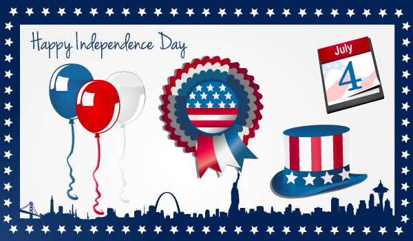 4th July Vector Graphics 4th July Vector Graphics