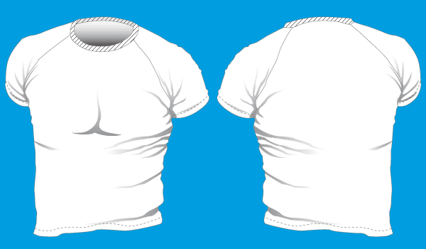Raglan Tee Template Vector Raglan Tee Template Vector