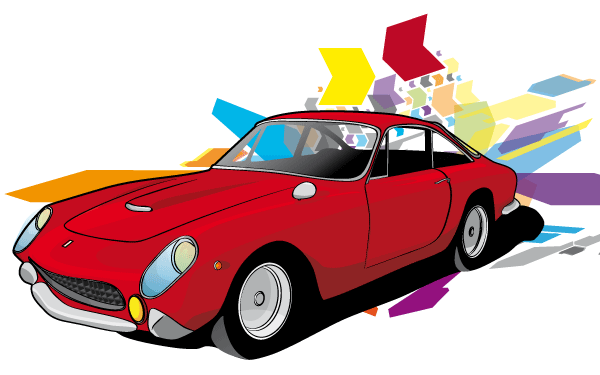 Red Car Vector