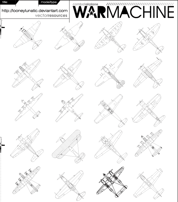 War Machine Vector Illustrator Pack 01 War Machine Vector Illustrator Pack 01