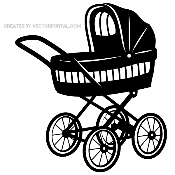 Download Baby Stroller Vector Image | Download Free Vector Art ...
