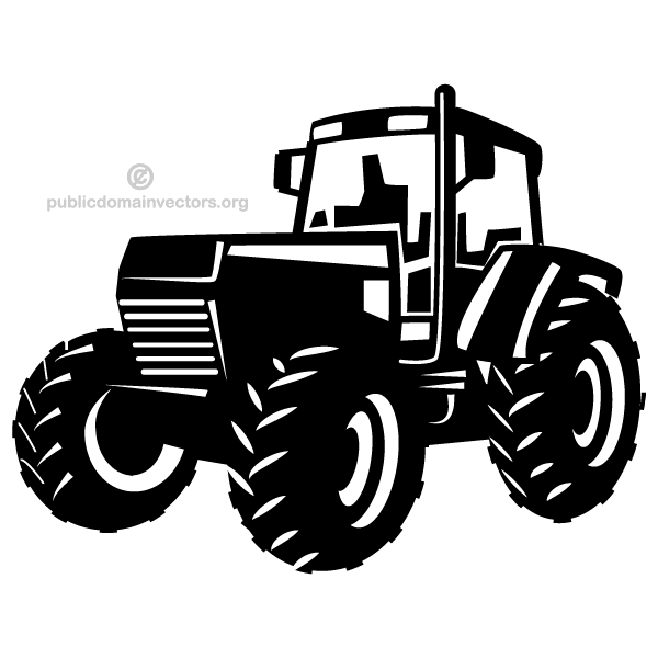 free vector tractor clipart - photo #4