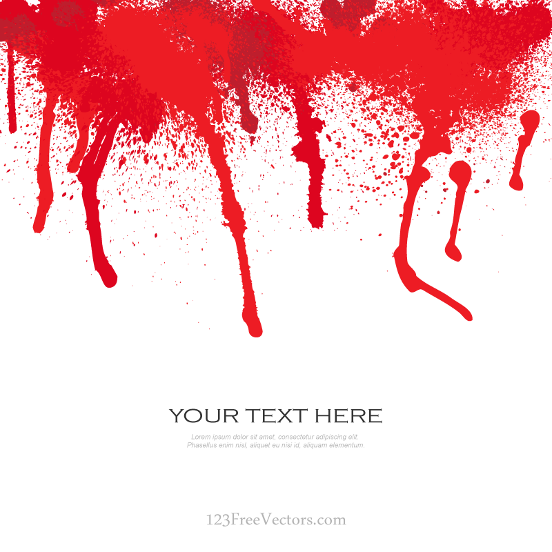 Blood Splat Vector Free Blood Splat Vector Free