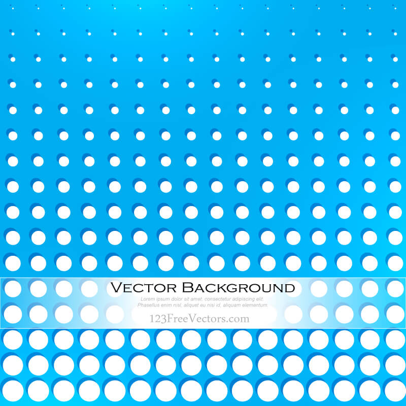 Abstract Blue Dots Background Vector Abstract Blue Dots Background Vector