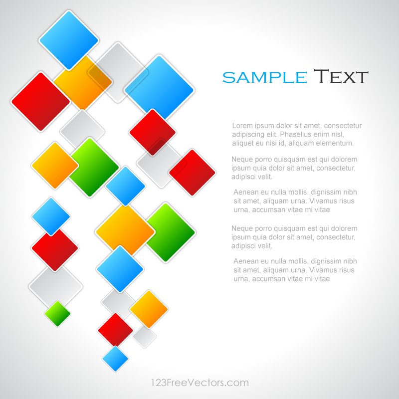 Colorful Square Background Vector Design  Download Free 