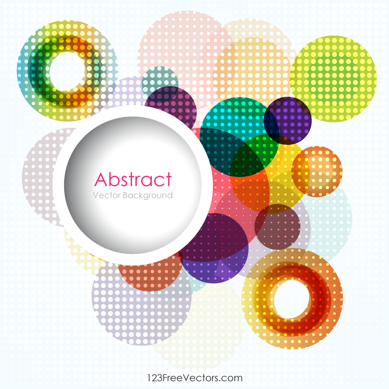 Free Circle Background Template Vector | Download Free ...
