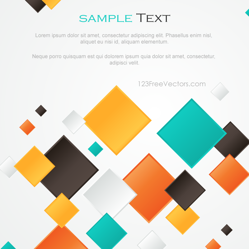 Multicolor Abstract Square Background Design