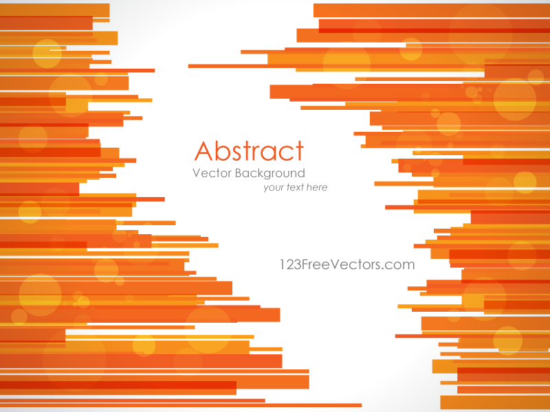 Download Abstract Orange Lines Background Vector Template ...