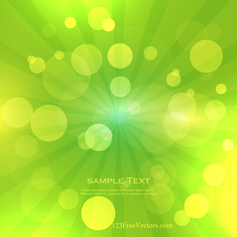 Abstract Green Background Vector