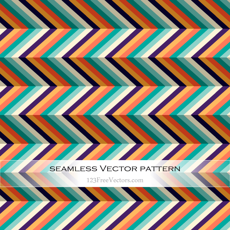 Seamless Chevron Pattern Vector Background