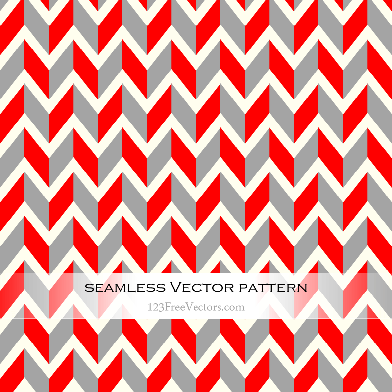 Red and Grey Vintage Chevron Pattern Red and Grey Vintage Chevron Pattern