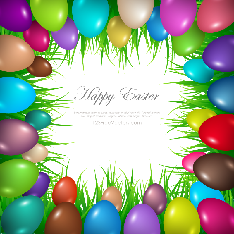 easter egg border