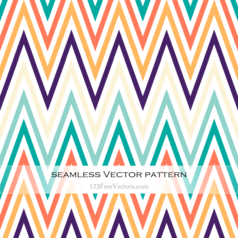 Colorful Chevron Pattern Background Download